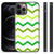 iPhone 12 Pro Max Bumper Case Zigzag Groen B2C Telecom