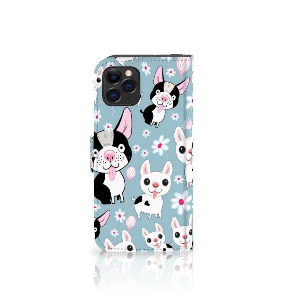 Apple iPhone 11 Pro Telefoonhoesje met Pasjes Hondjes