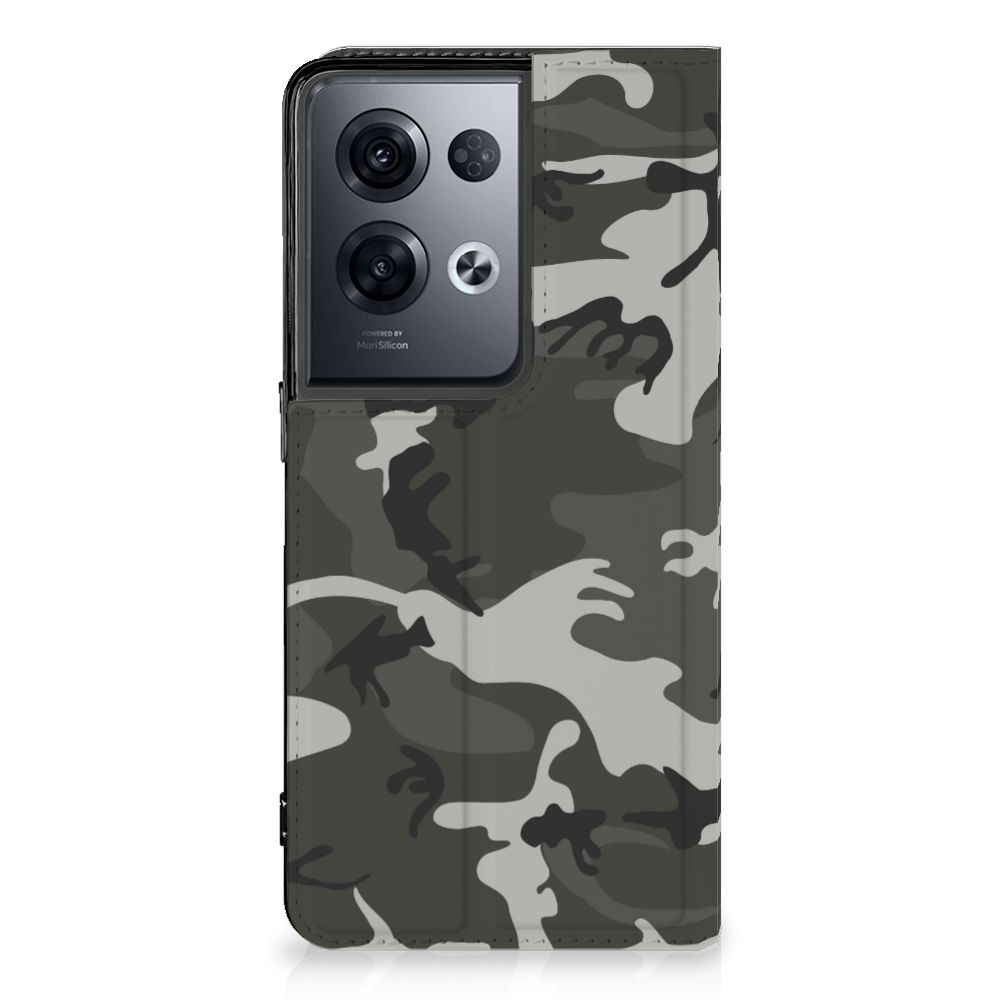 OPPO Reno8 Pro Hoesje met Magneet Army Light - B2C Telecom