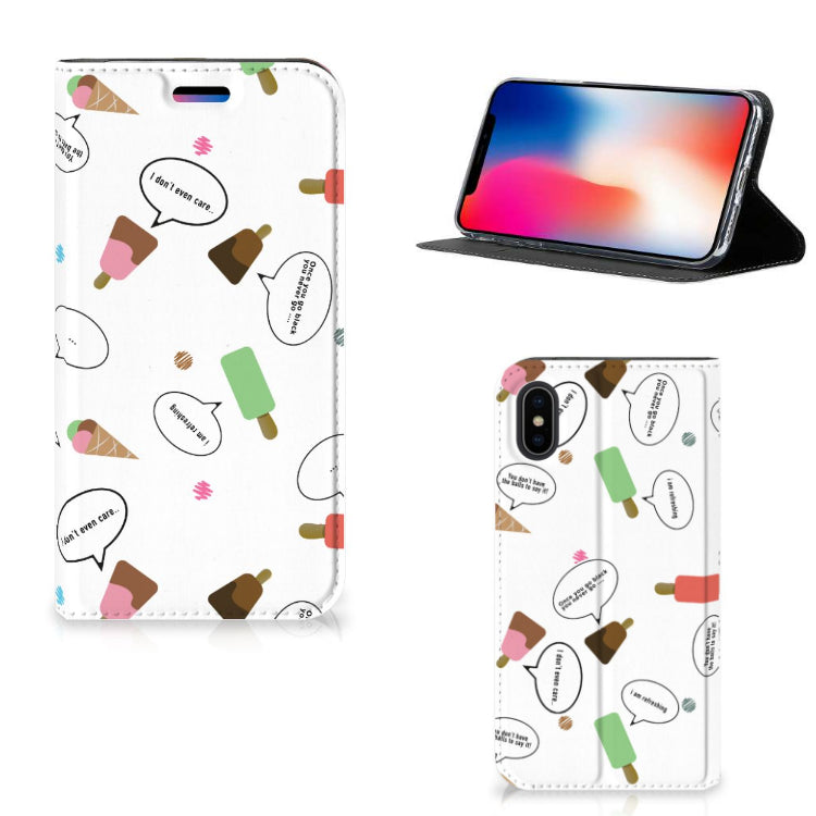 Apple iPhone X | Xs Flip Style Cover IJsjes