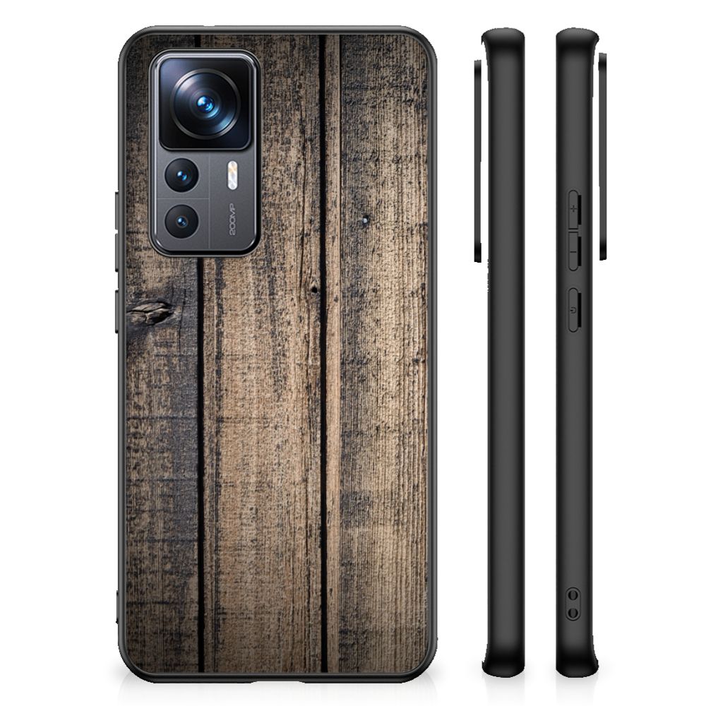 Xiaomi 12T | 12T Pro Houten Print Telefoonhoesje Steigerhout