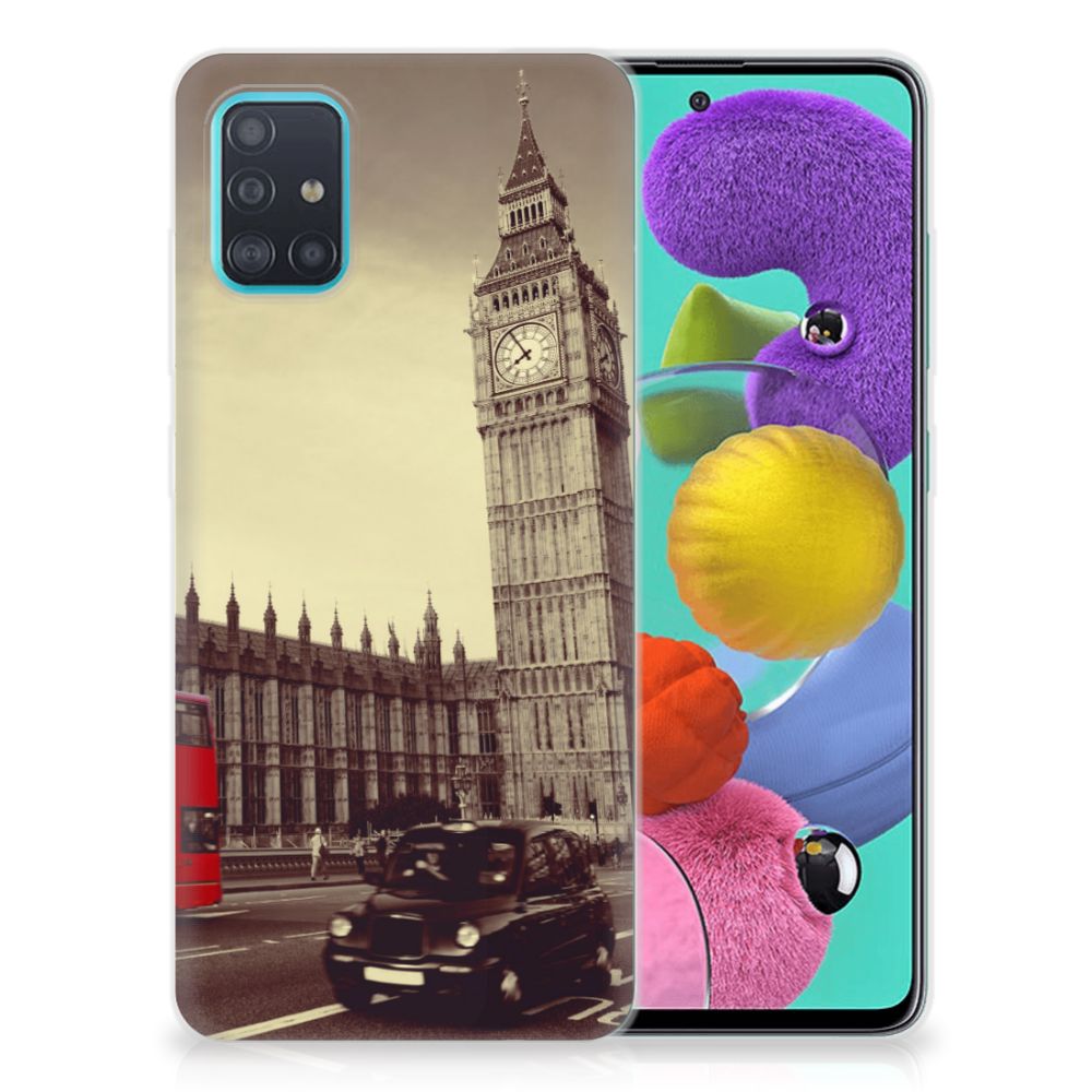 Samsung Galaxy A51 Siliconen Back Cover Londen