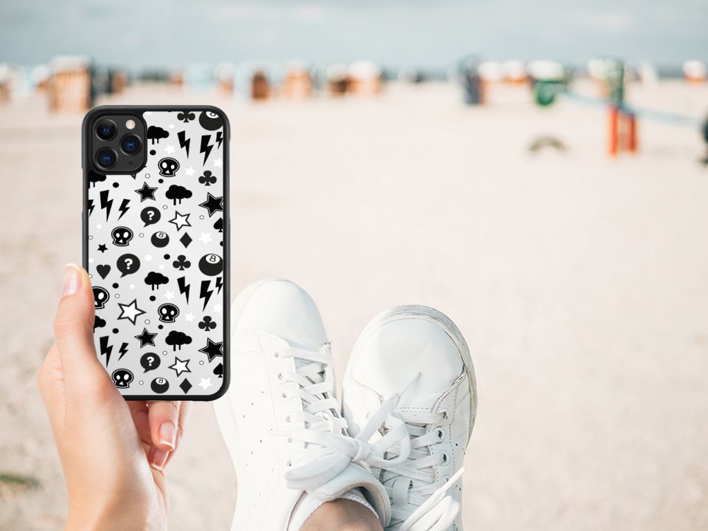 Mobiel Case Apple iPhone 11 Pro Max Silver Punk B2C Telecom