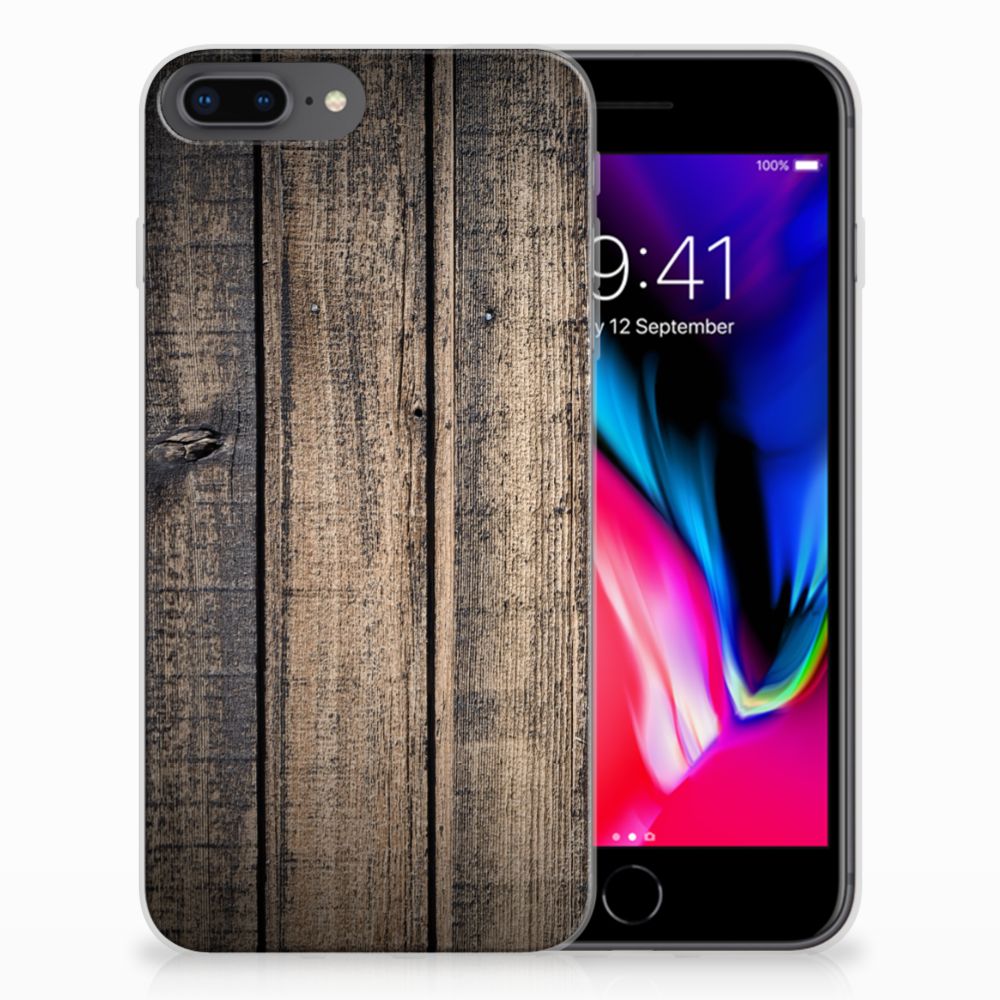 Apple iPhone 7 Plus | 8 Plus Bumper Hoesje Steigerhout