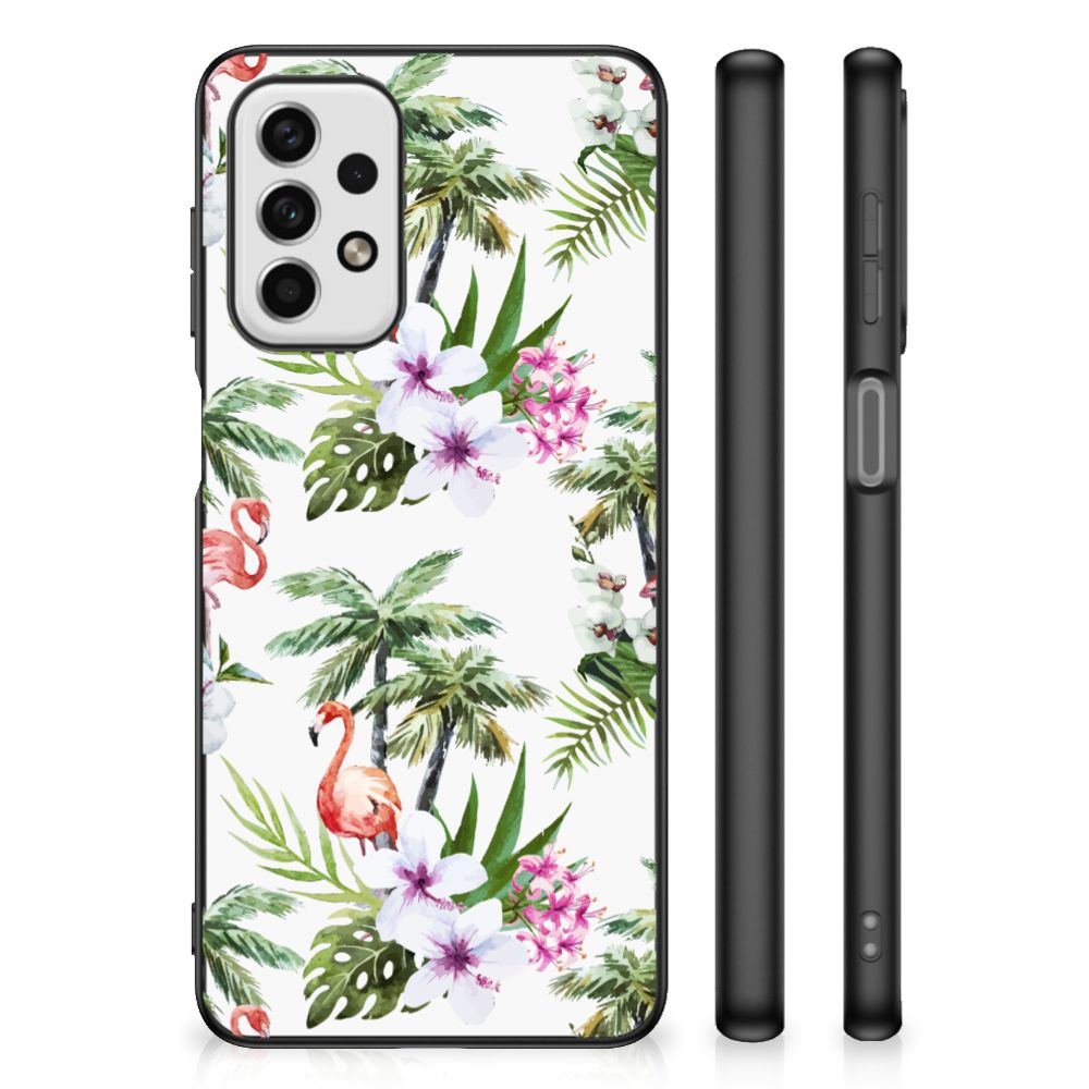 Samsung Galaxy A23 Dierenprint Telefoonhoesje Flamingo Palms B2C Telecom