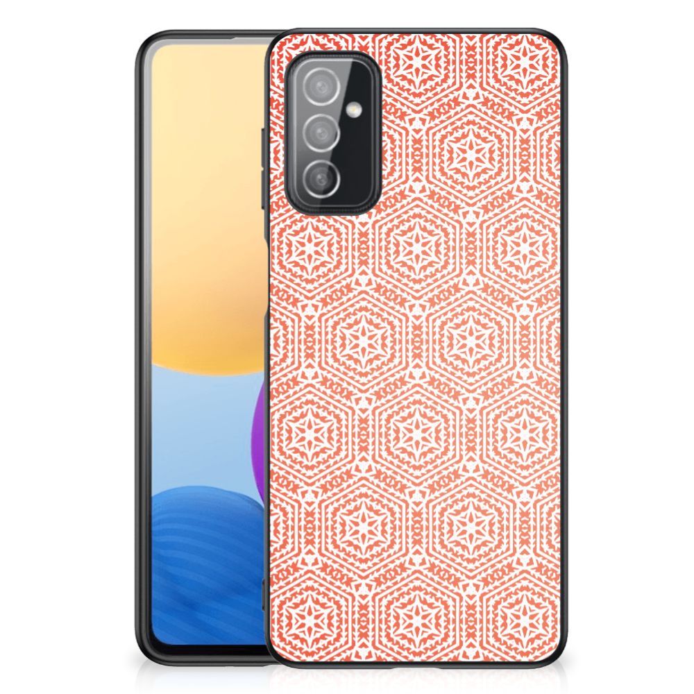 Samsung Galaxy M52 Back Case Pattern Orange B2C Telecom
