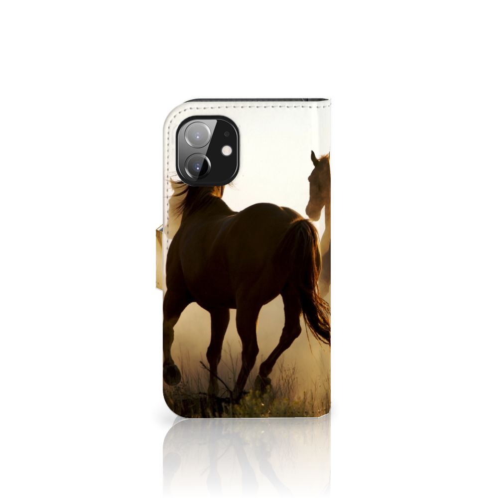 Apple iPhone 12 Mini Telefoonhoesje met Pasjes Design Cowboy