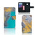 Samsung Galaxy Xcover 4 | Xcover 4s Bookcase Marble Blue Gold