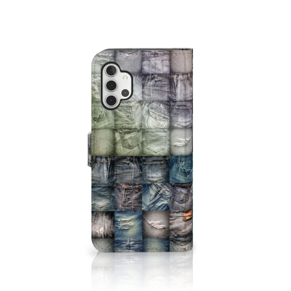 Wallet Case met Pasjes Samsung Galaxy A32 5G Spijkerbroeken