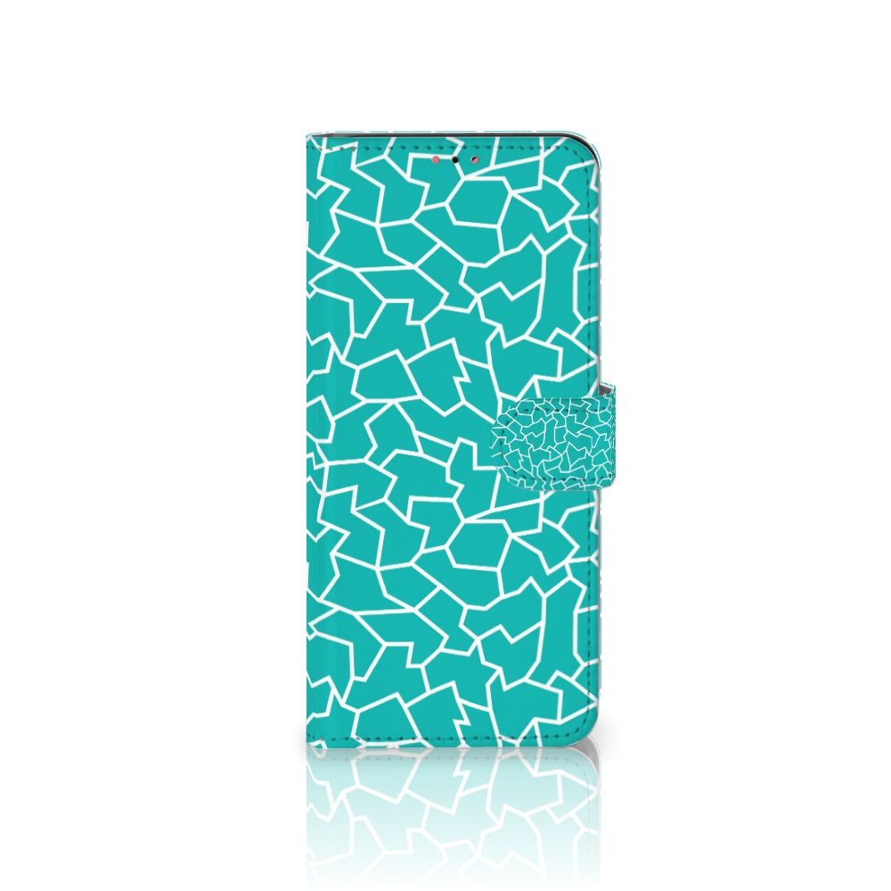 Samsung Galaxy A13 (4G) Hoesje Cracks Blue
