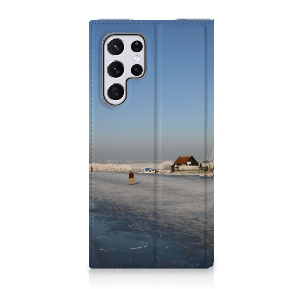 Samsung Galaxy S22 Ultra Book Cover Schaatsers - B2C Telecom