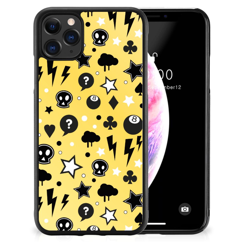 Mobiel Case Apple iPhone 11 Pro Max Punk Geel B2C Telecom
