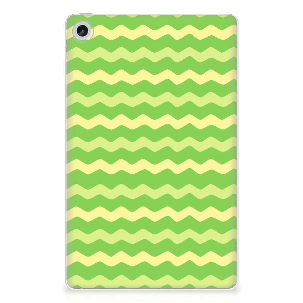 Lenovo Tab M10 Plus (3e generatie) Hippe Hoes Waves Green - B2C Telecom
