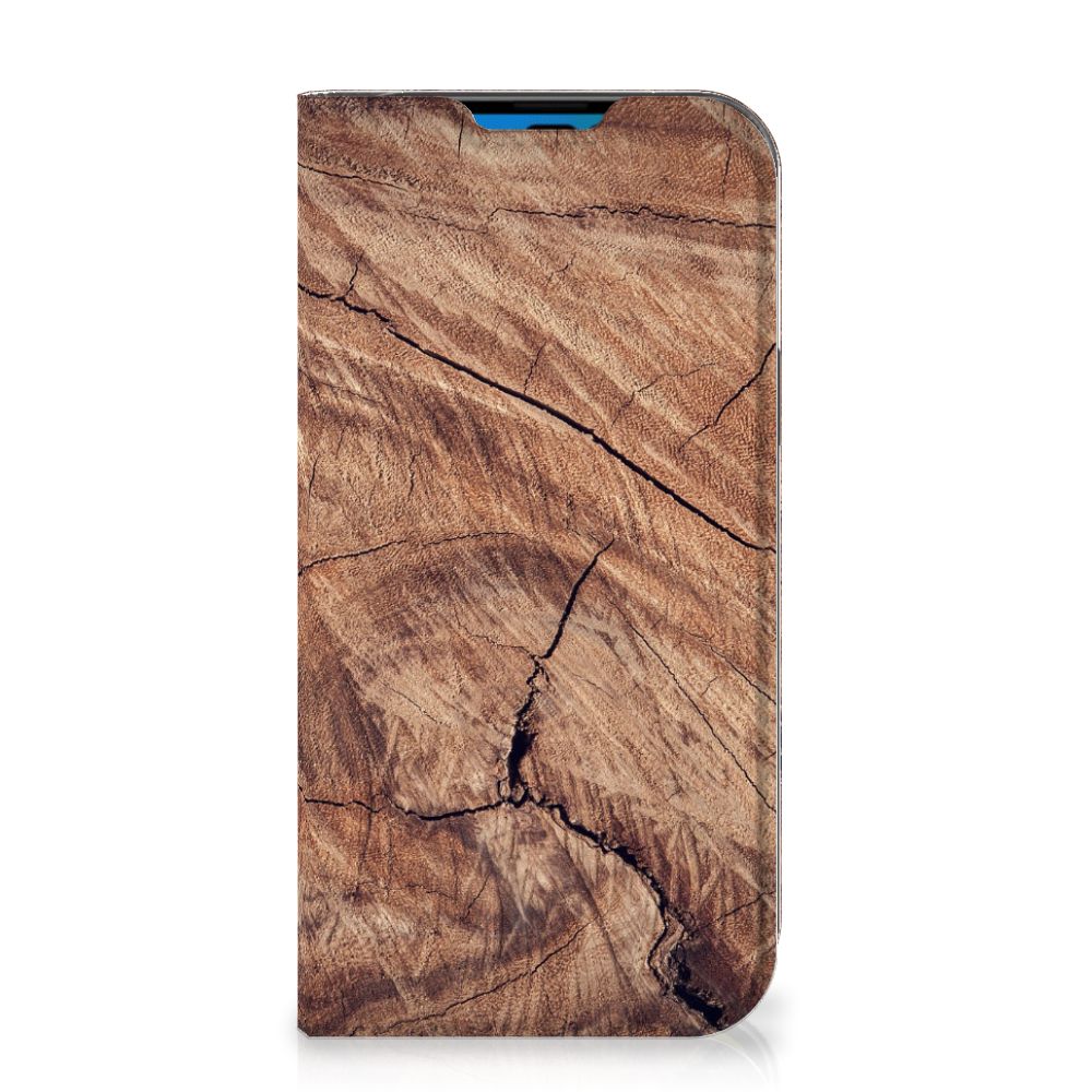 iPhone 14 Pro Book Wallet Case Tree Trunk - B2C Telecom