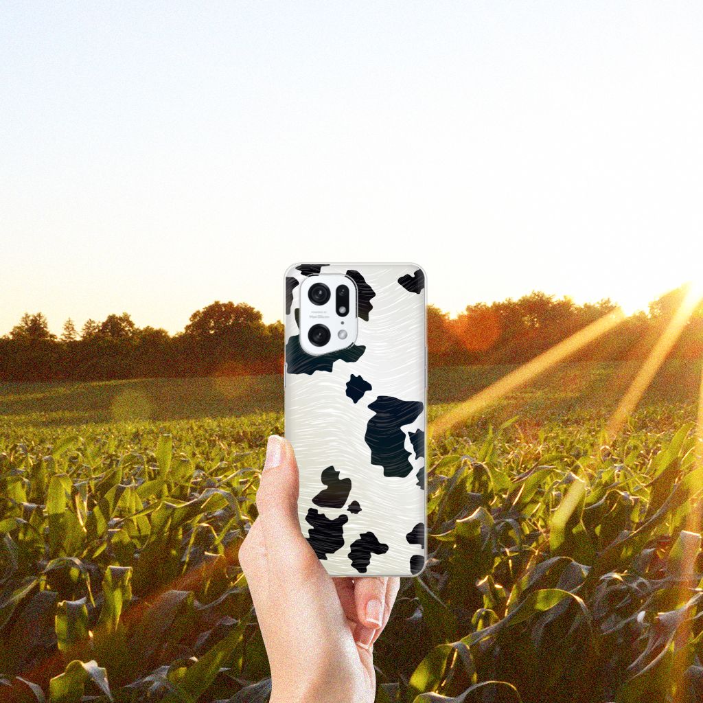 OPPO Find X5 Pro TPU Hoesje Koeienvlekken B2C Telecom