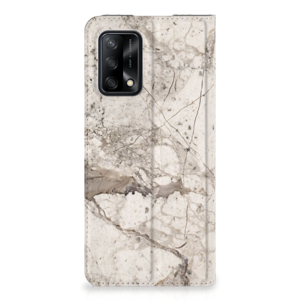 OPPO A74 4G Standcase Marmer Beige - B2C Telecom