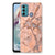 Motorola Moto G60 TPU Siliconen Hoesje Marmer Oranje B2C Telecom