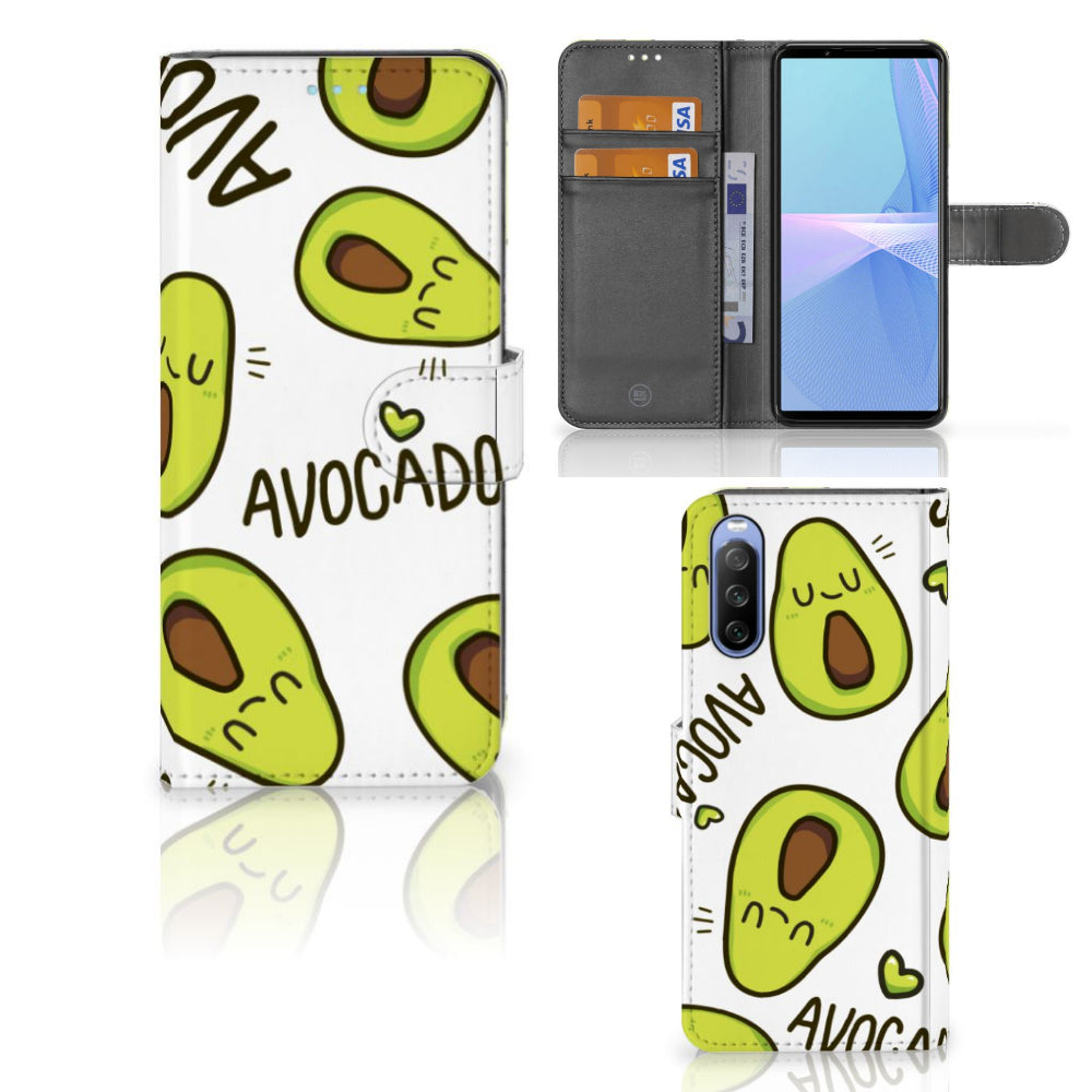 Sony Xperia 10 III Leuk Hoesje Avocado Singing