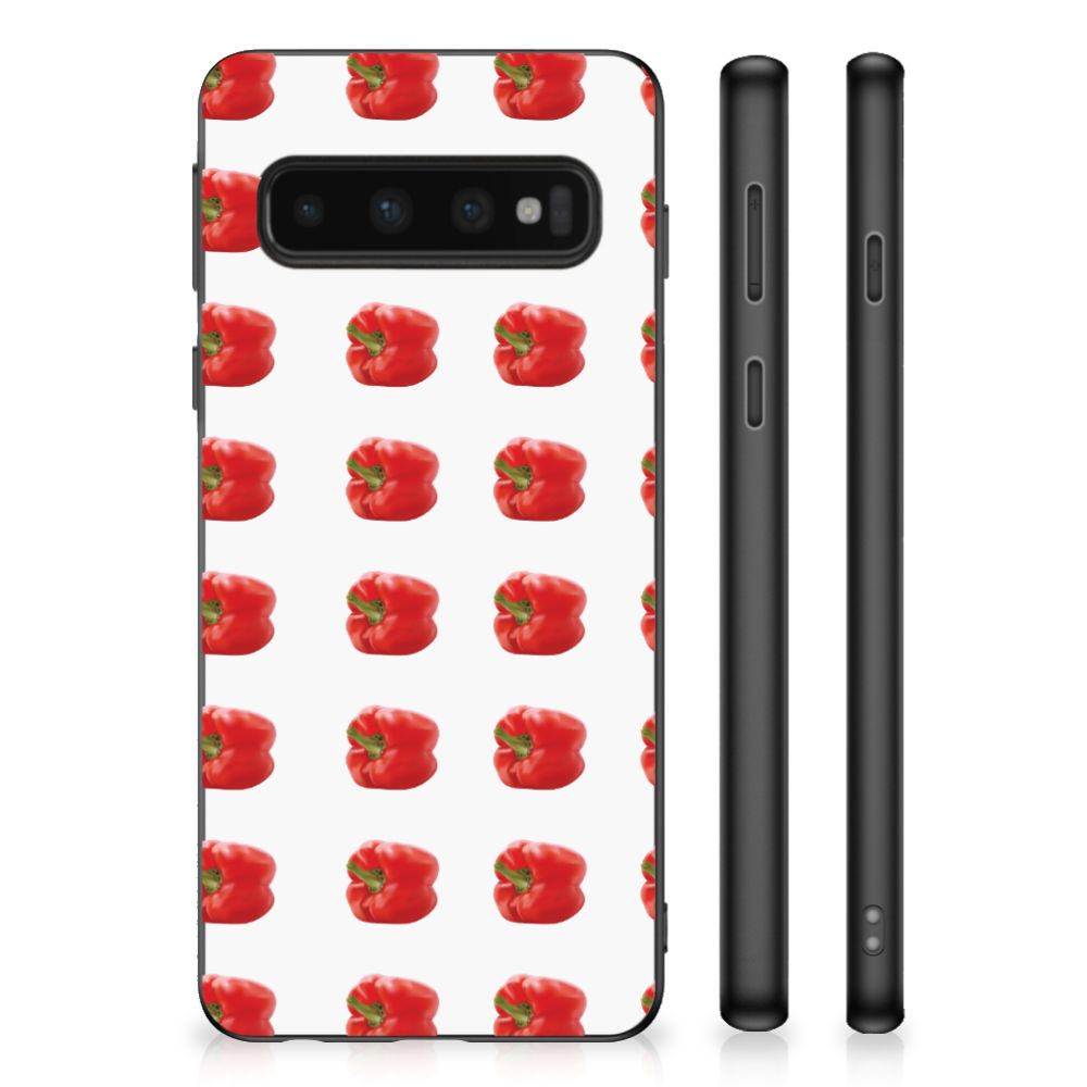 Samsung Galaxy S10 Silicone Case Paprika Red B2C Telecom