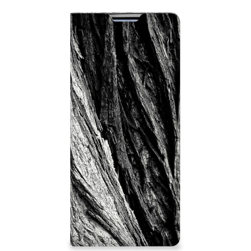 Book Wallet Case OPPO Find X3 Neo Boomschors Grijs - B2C Telecom