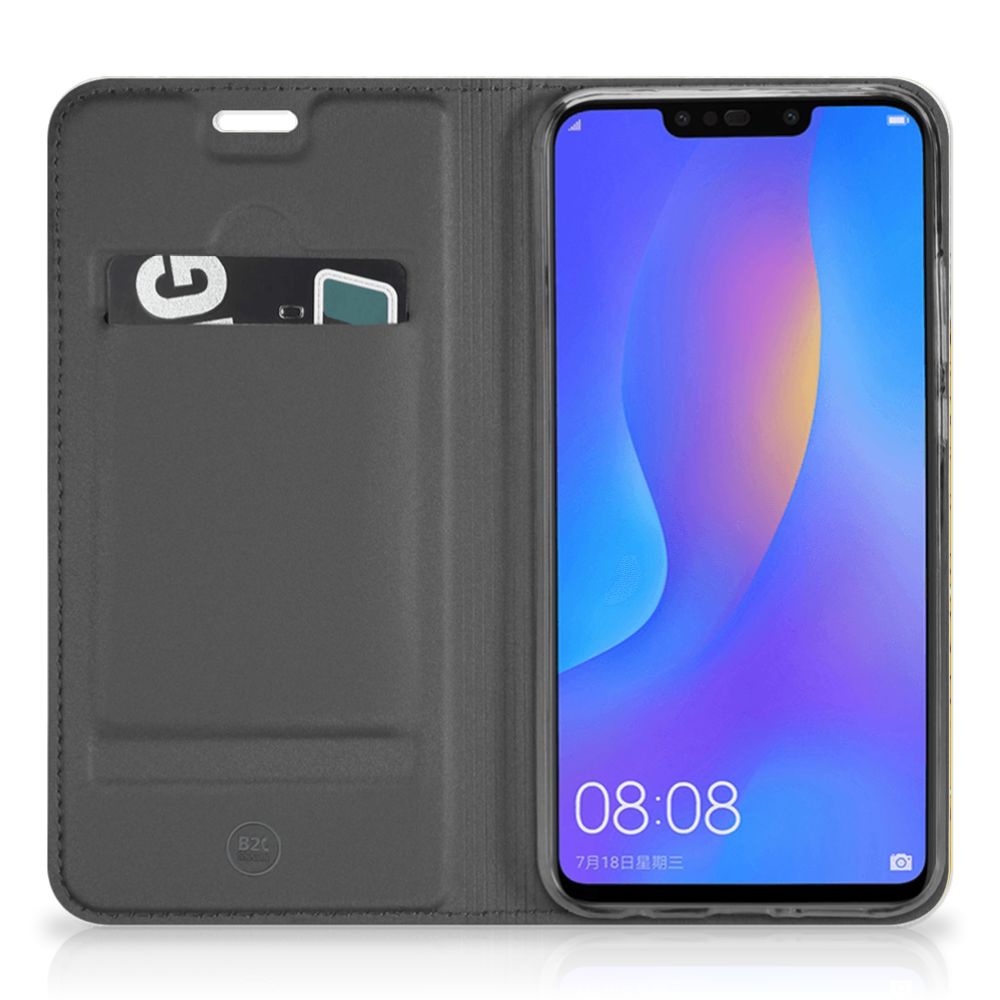 Huawei P Smart Plus Flip Style Cover Bier