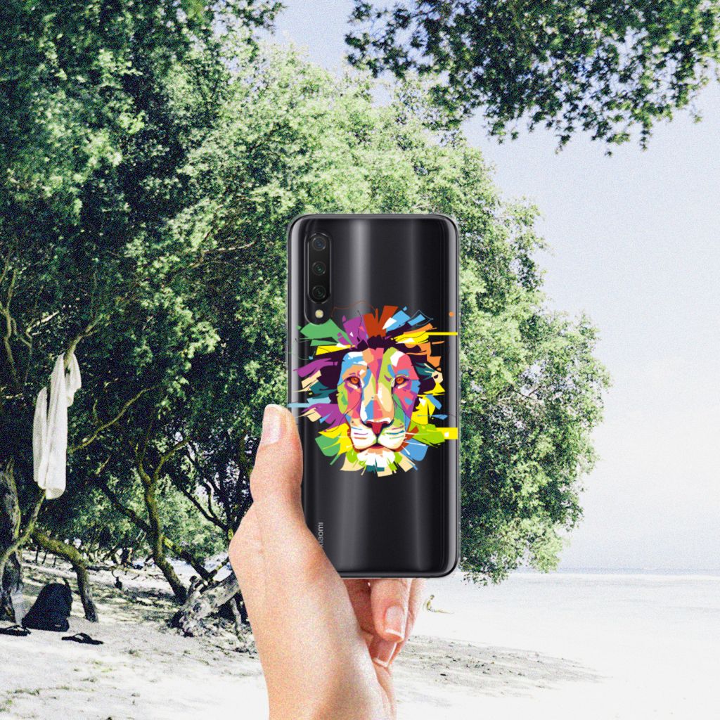 Xiaomi Mi 9 Lite Telefoonhoesje met Naam Lion Color B2C Telecom
