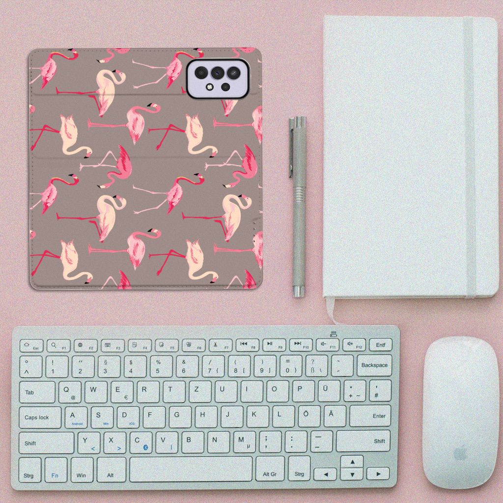 Samsung Galaxy A33 5G Hoesje maken Flamingo - B2C Telecom