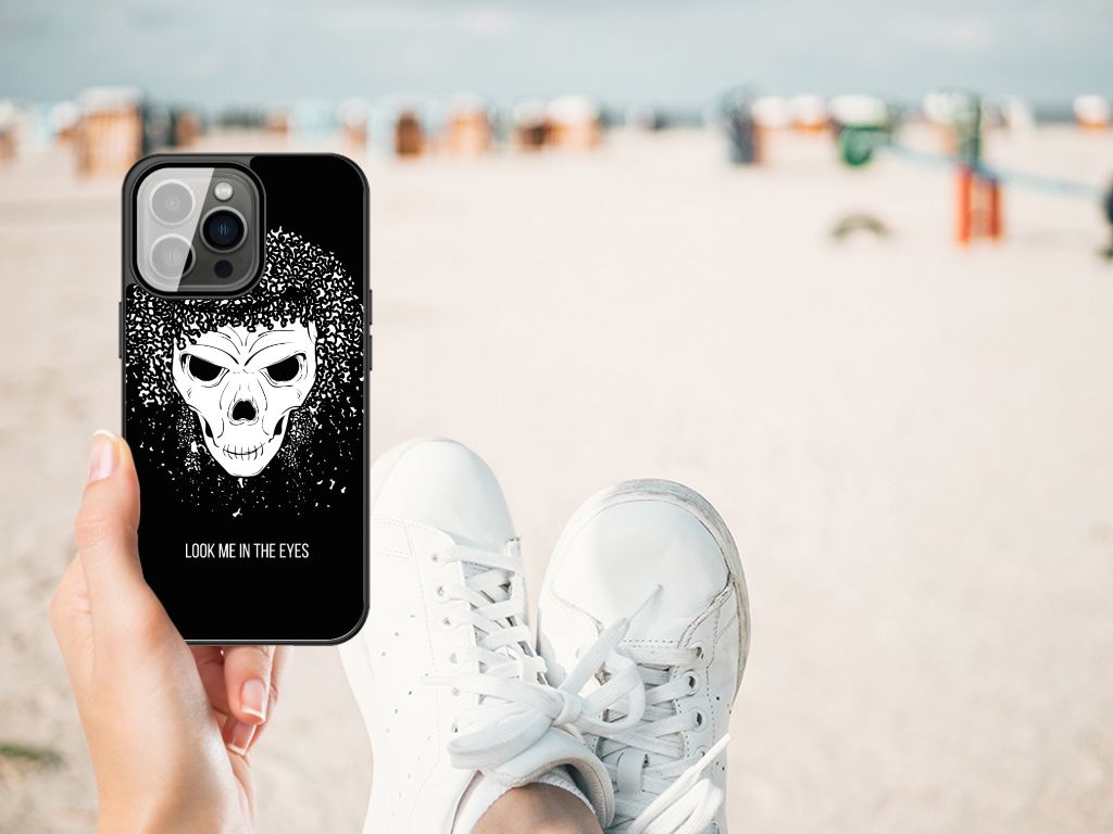 Telefoonhoesje iPhone 13 Pro Max Skull Hair B2C Telecom