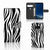 Samsung Galaxy S8 Telefoonhoesje met Pasjes Zebra