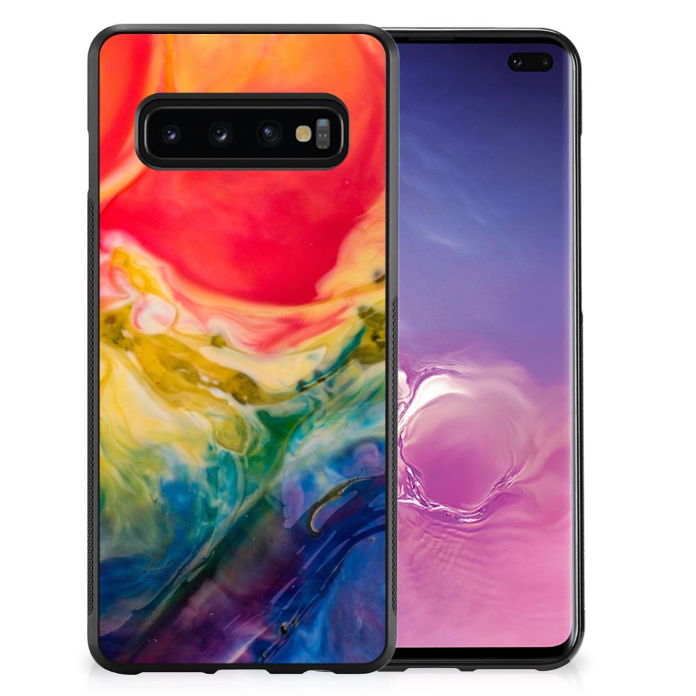 Case Samsung Galaxy S10+ Watercolor Dark