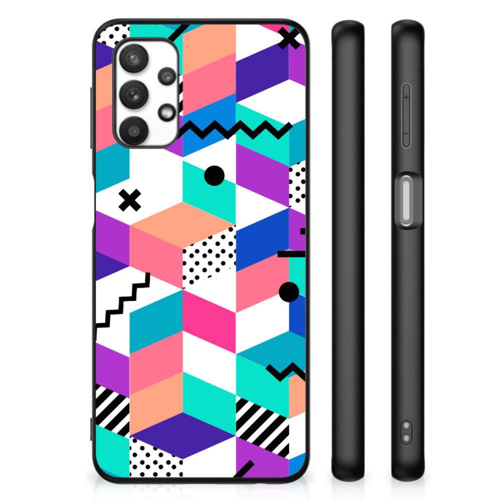 Samsung Galaxy A32 5G Backcover Blokken Kleurrijk B2C Telecom