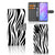 Samsung Galaxy S20 Telefoonhoesje met Pasjes Zebra
