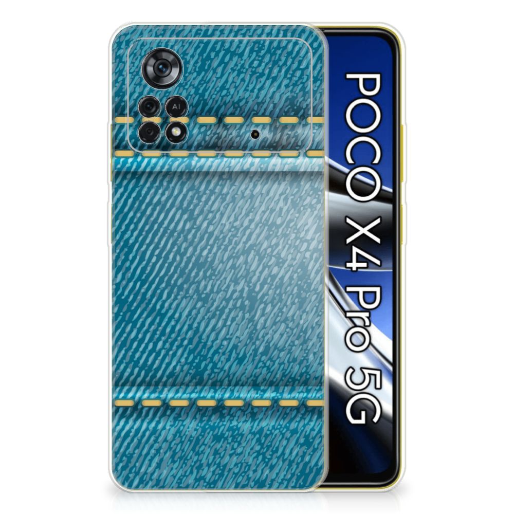 Xiaomi Poco X4 Pro 5G Silicone Back Cover Jeans B2C Telecom