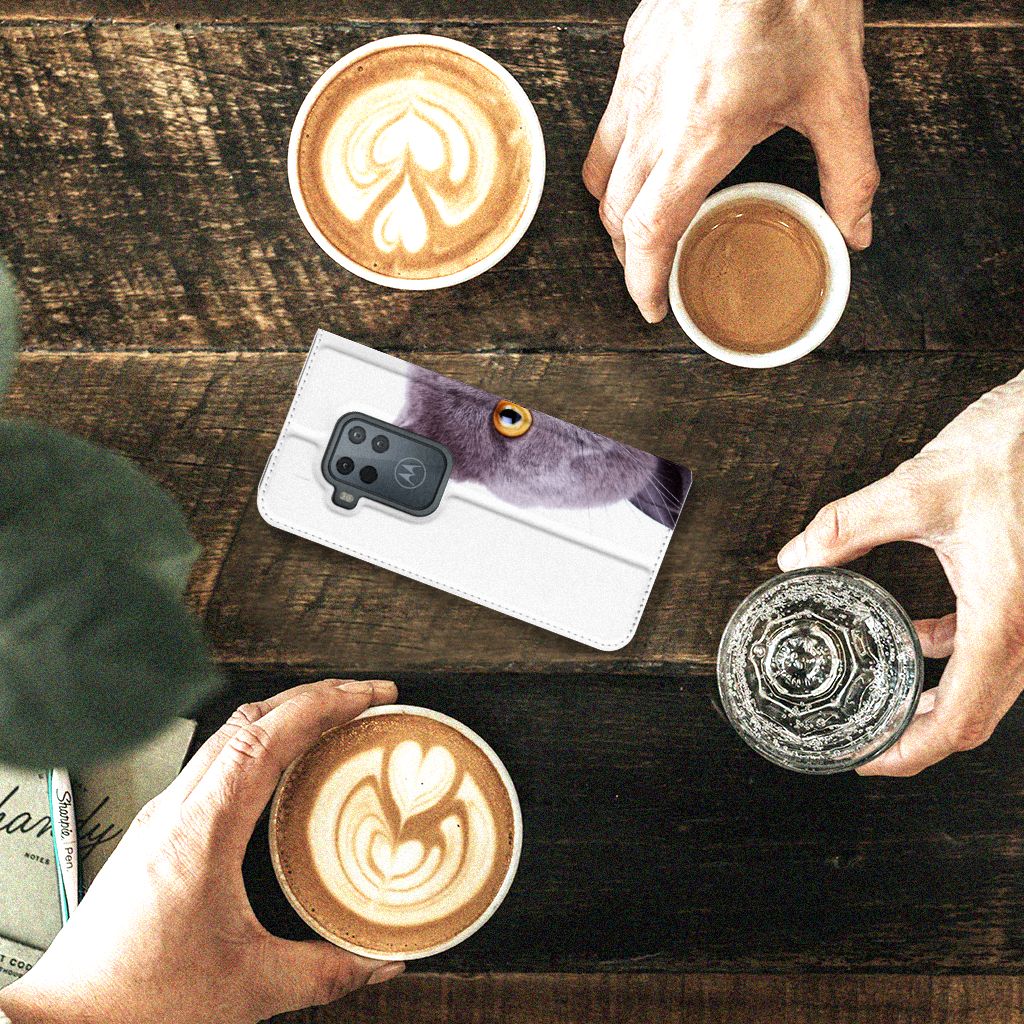 Motorola One Zoom Hoesje maken Kat - B2C Telecom