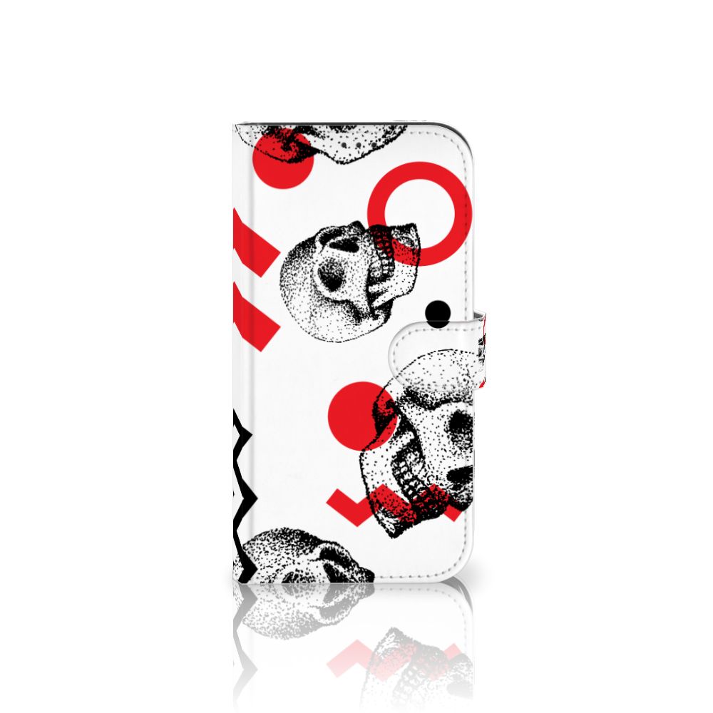 Telefoonhoesje met Naam Apple iPhone 12 Pro Max Skull Red
