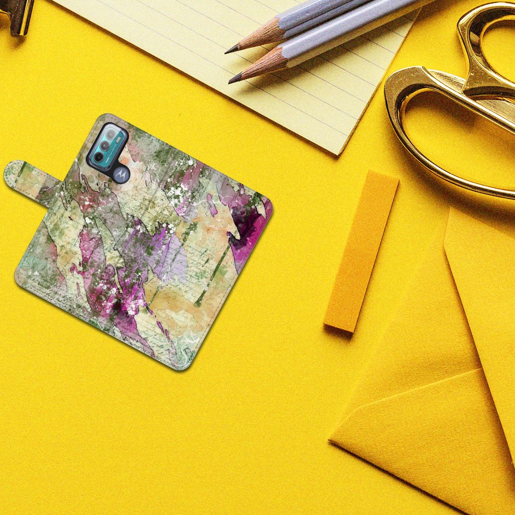 Hoesje Motorola Moto G60 Letter Painting