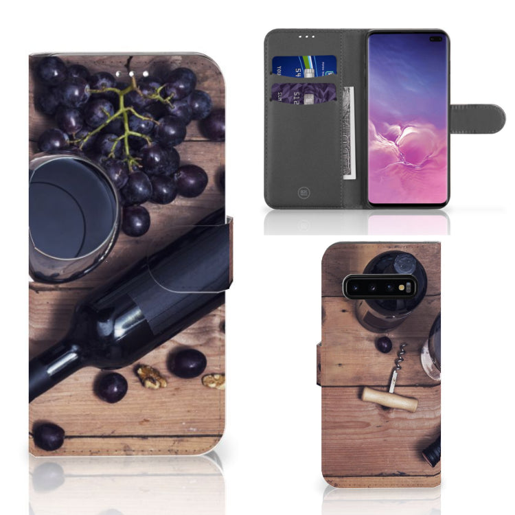 Samsung Galaxy S10 Plus Book Cover Wijn