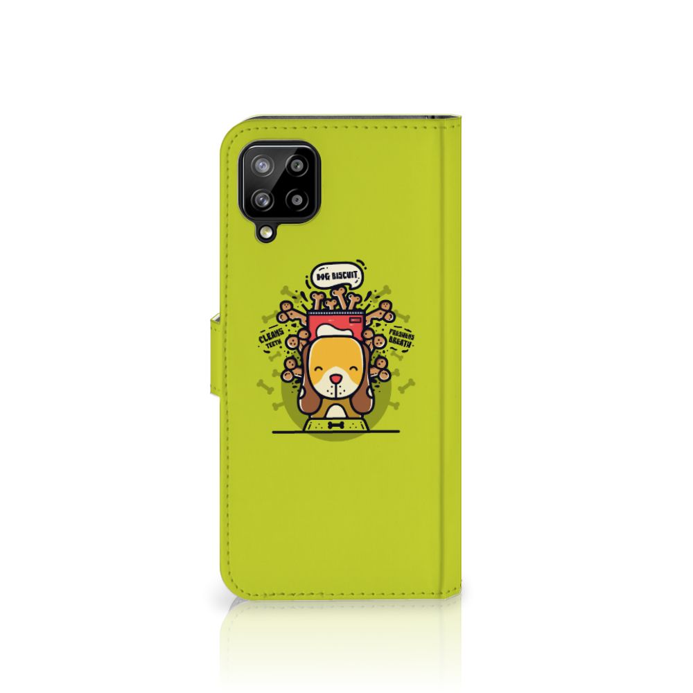 Samsung Galaxy A12 Leuk Hoesje Doggy Biscuit