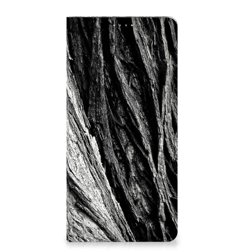 Book Wallet Case Samsung Galaxy A13 (4G) Boomschors Grijs - B2C Telecom