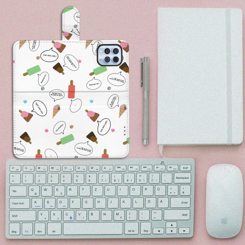 Motorola Moto G100 Book Cover IJsjes