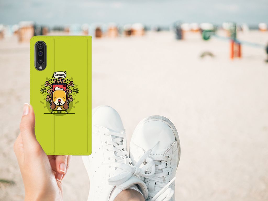 Samsung Galaxy A50 Magnet Case Doggy Biscuit