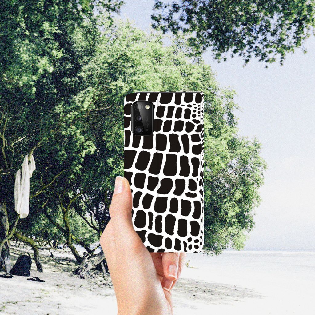 Samsung Galaxy A41 Hoesje maken Slangenprint - B2C Telecom