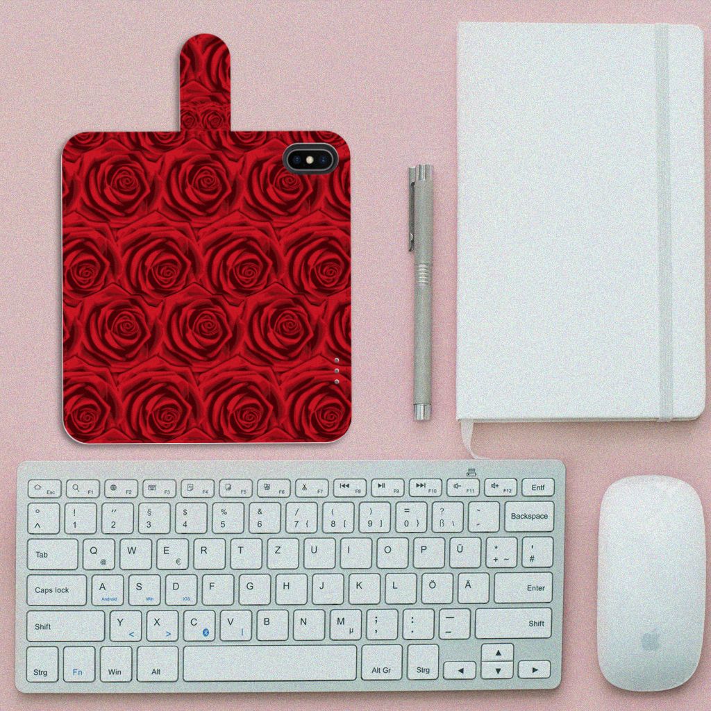 Apple iPhone X | Xs Hoesje Red Roses