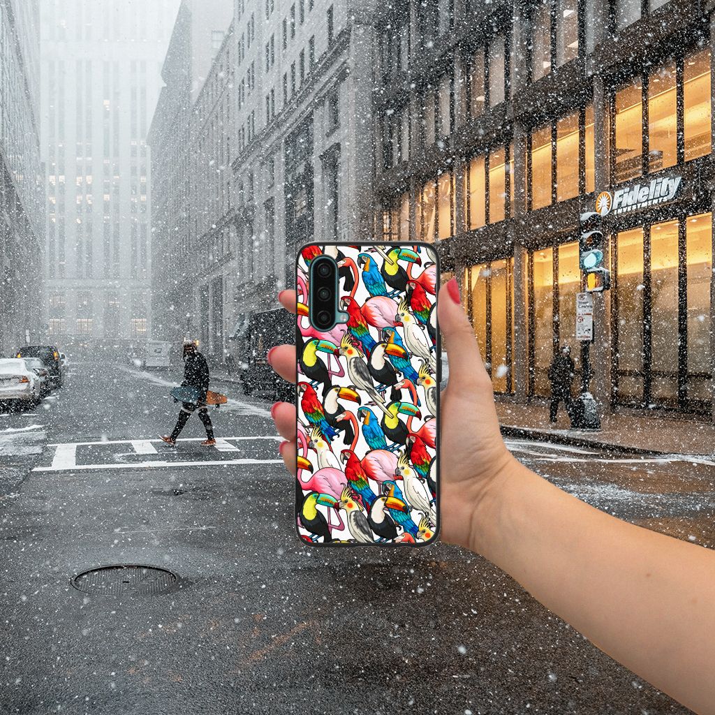 OnePlus Nord CE 5G Dierenprint Telefoonhoesje Birds B2C Telecom