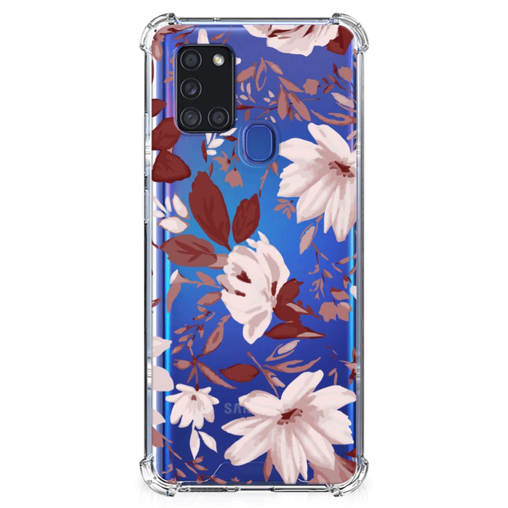 Back Cover Samsung Galaxy A21s Watercolor Flowers