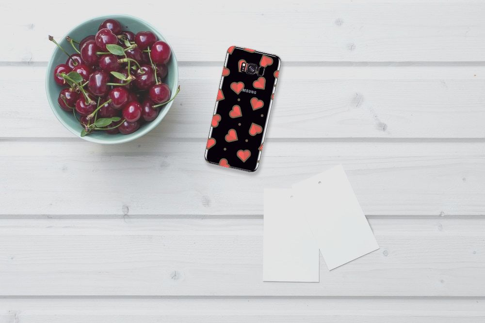 Samsung Galaxy S8 Plus TPU bumper Hearts