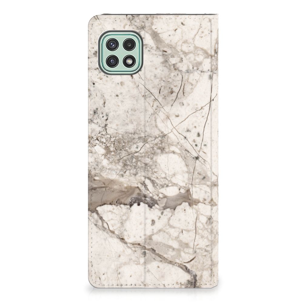 Samsung Galaxy A22 5G Standcase Marmer Beige - B2C Telecom