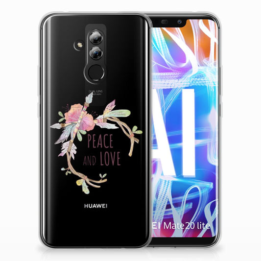 Huawei Mate 20 Lite Telefoonhoesje met Naam Boho Text