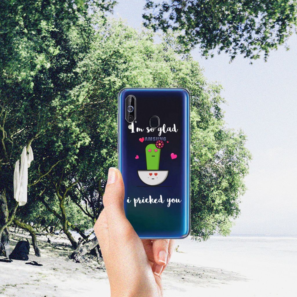 Samsung Galaxy A60 Telefoonhoesje met Naam Cactus Glad