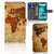 Xiaomi Mi A2 Lite Flip Cover Wereldkaart